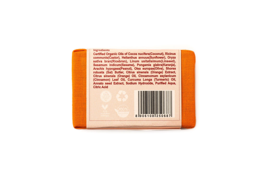 Organic Orange & Cinnamon Soap