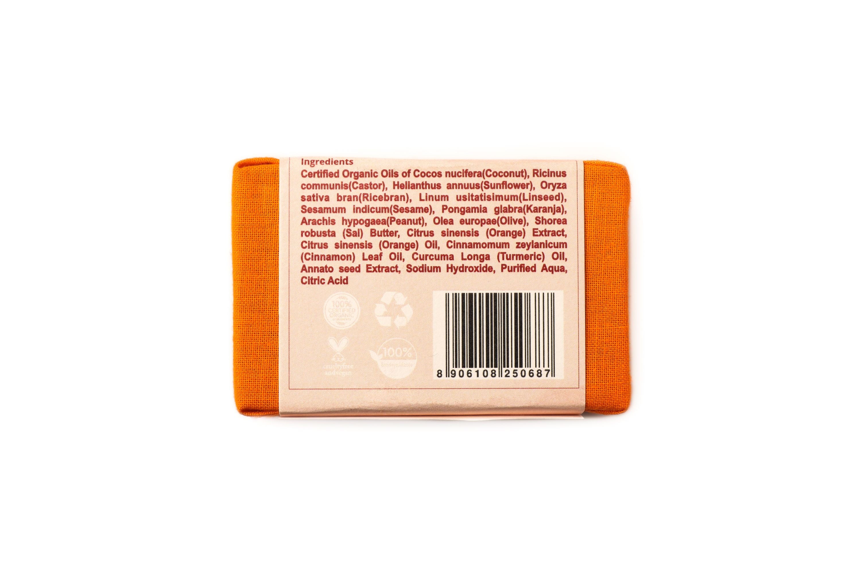 Organic Orange & Cinnamon Soap