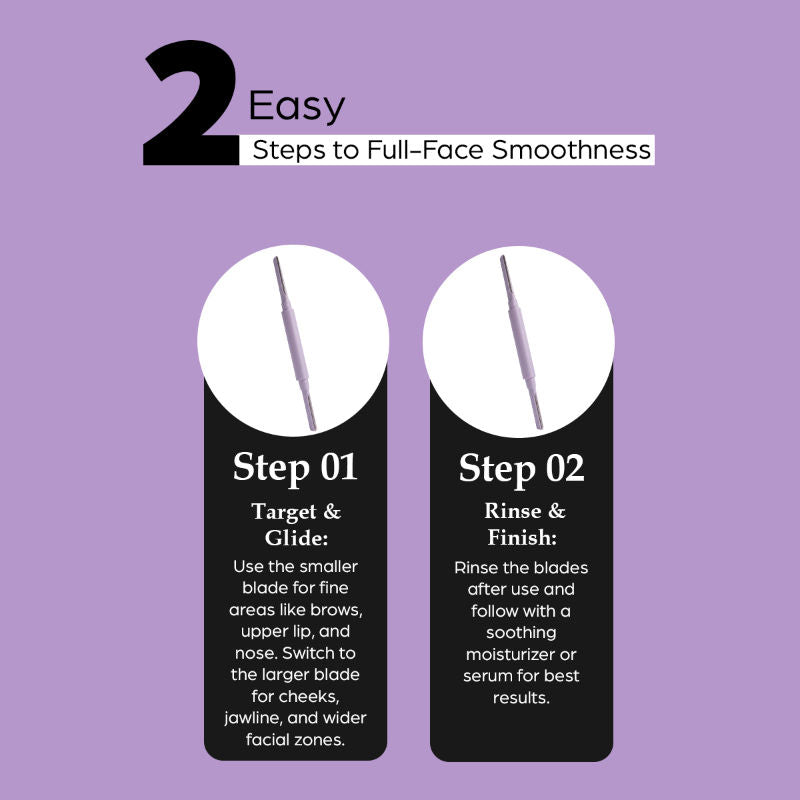 Face Razor For Women Dual Flow Multi Head