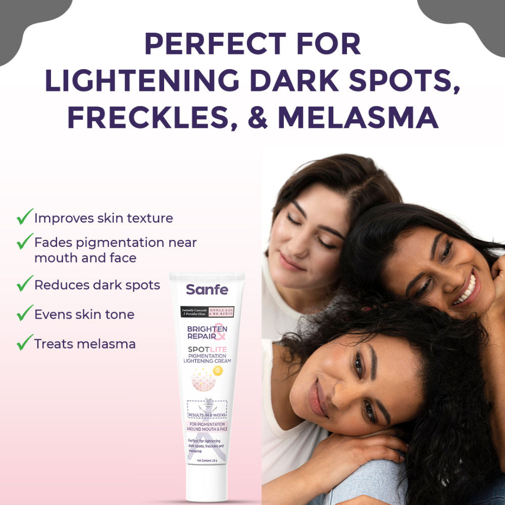 Pigmentation Lightening Cream, Kojic Acid, Glutathione, Dark Spots Removal