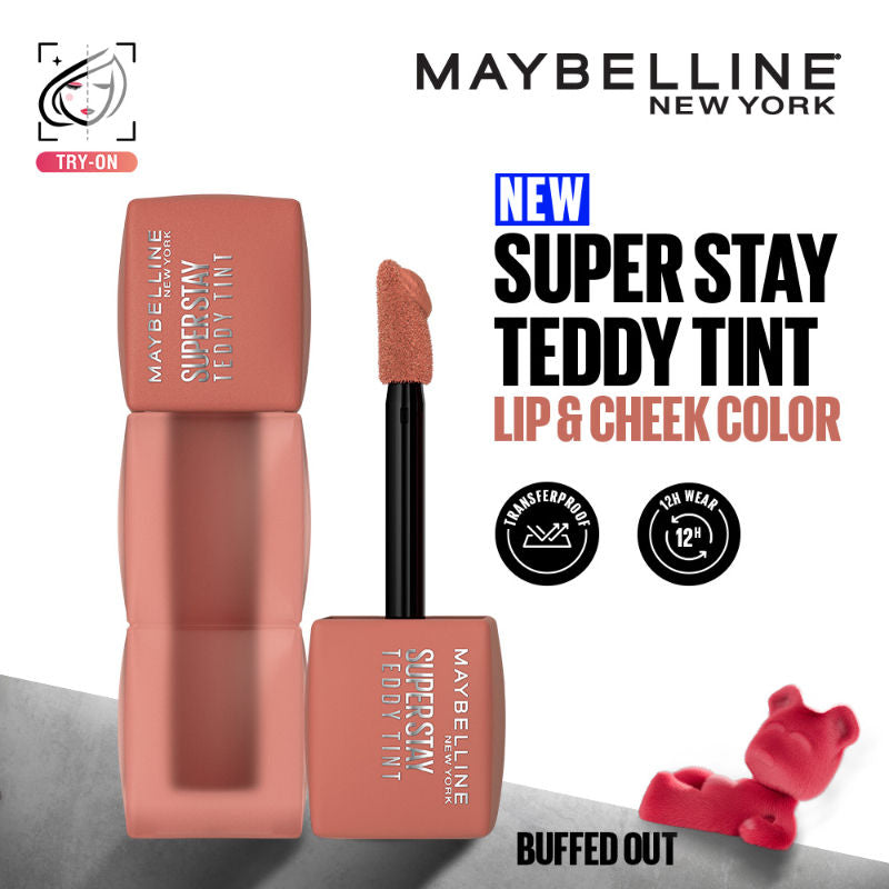 Superstay Teddy Tint - Lip And Cheek Color - Buffed Out