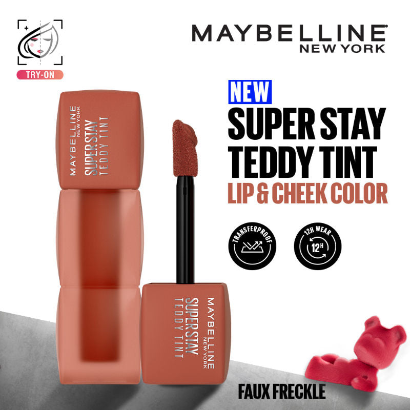 Superstay Teddy Tint - Lip And Cheek Color - Faux Freckle