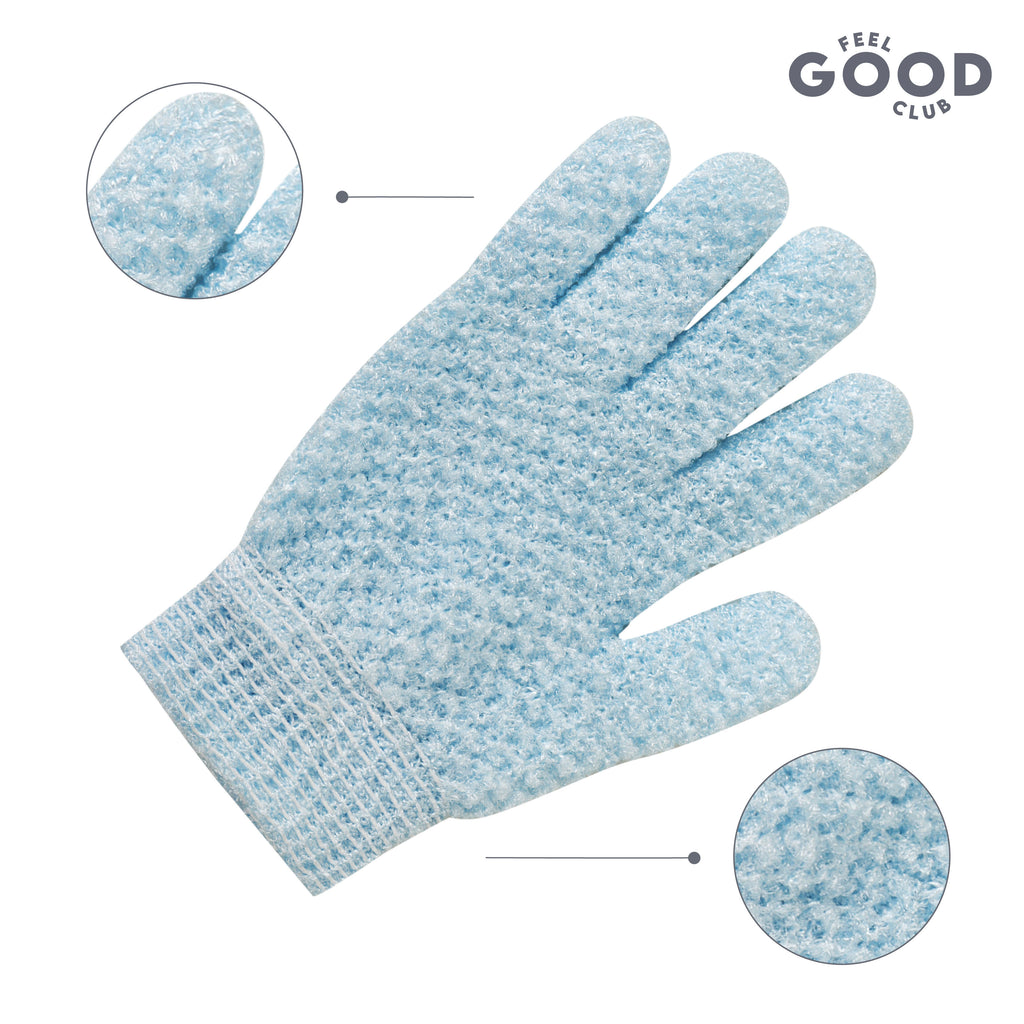Exfoliating Bath Glove Heavy Quality Body Scrubber Shower Loofah Mitten