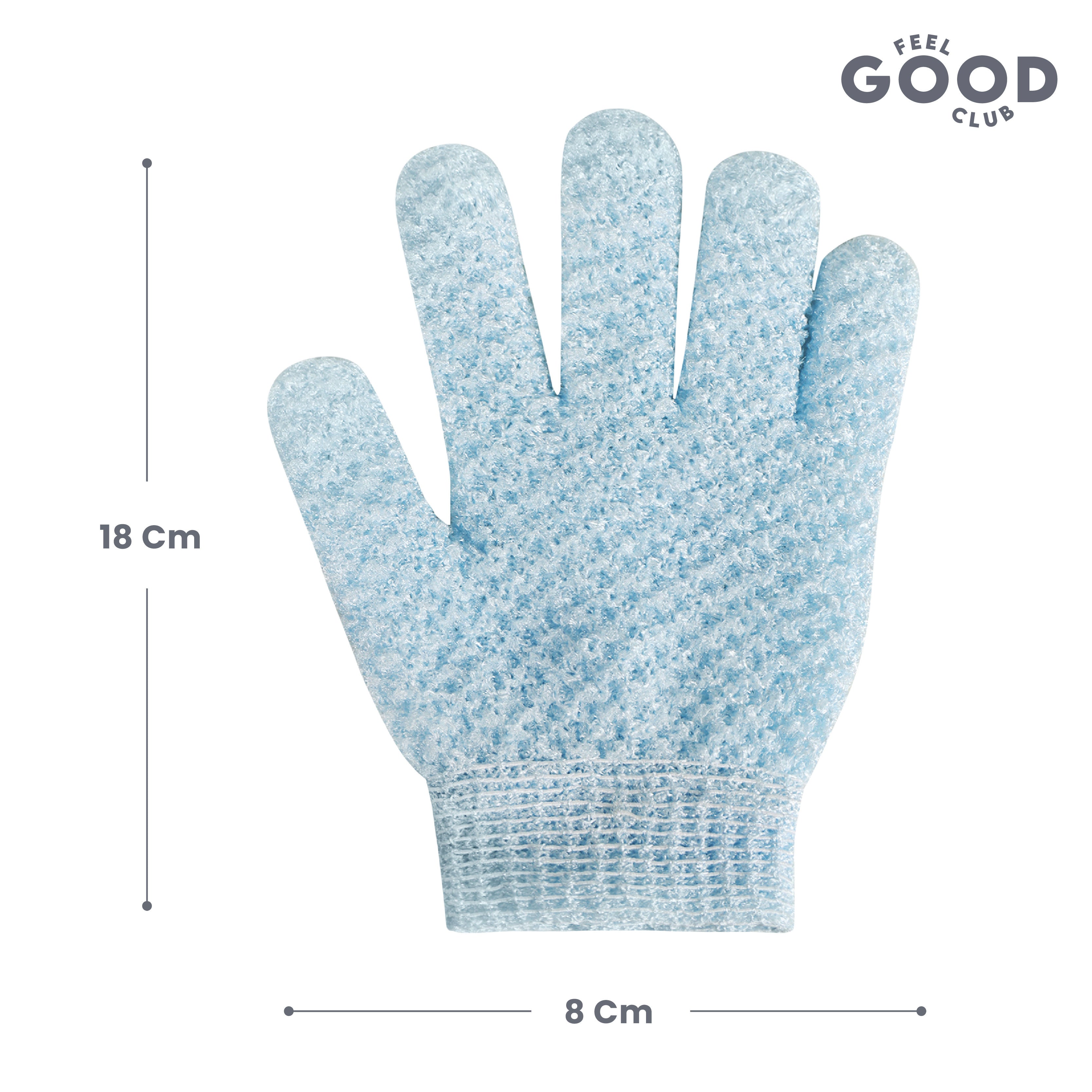Exfoliating Bath Glove Heavy Quality Body Scrubber Shower Loofah Mitten