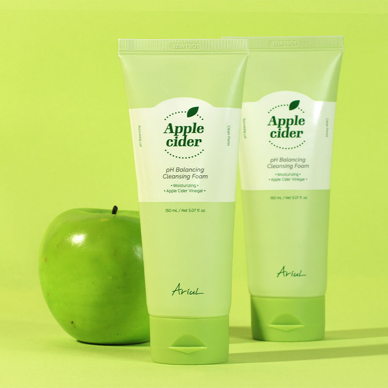 Apple Cider PH Balancing Cleansing Foam Korean Gentle Cleanser