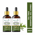 Tea Tree Essential Oil For Active Acne & Pimples, Blemishes & Flakes, Organic & Pure