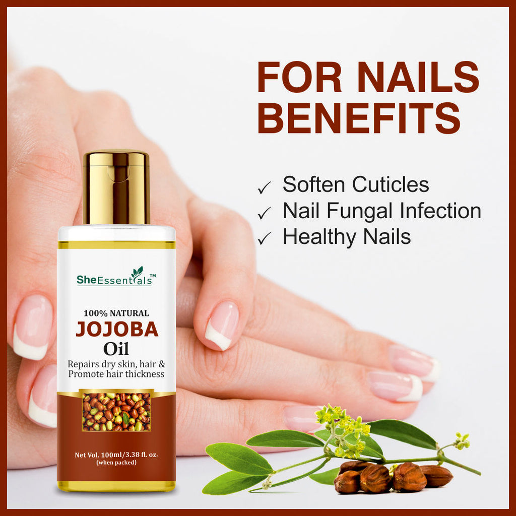 Rosemary, Jojoba & Tea Tree Essential Oil For Hair Growth, Acne & Dandruff