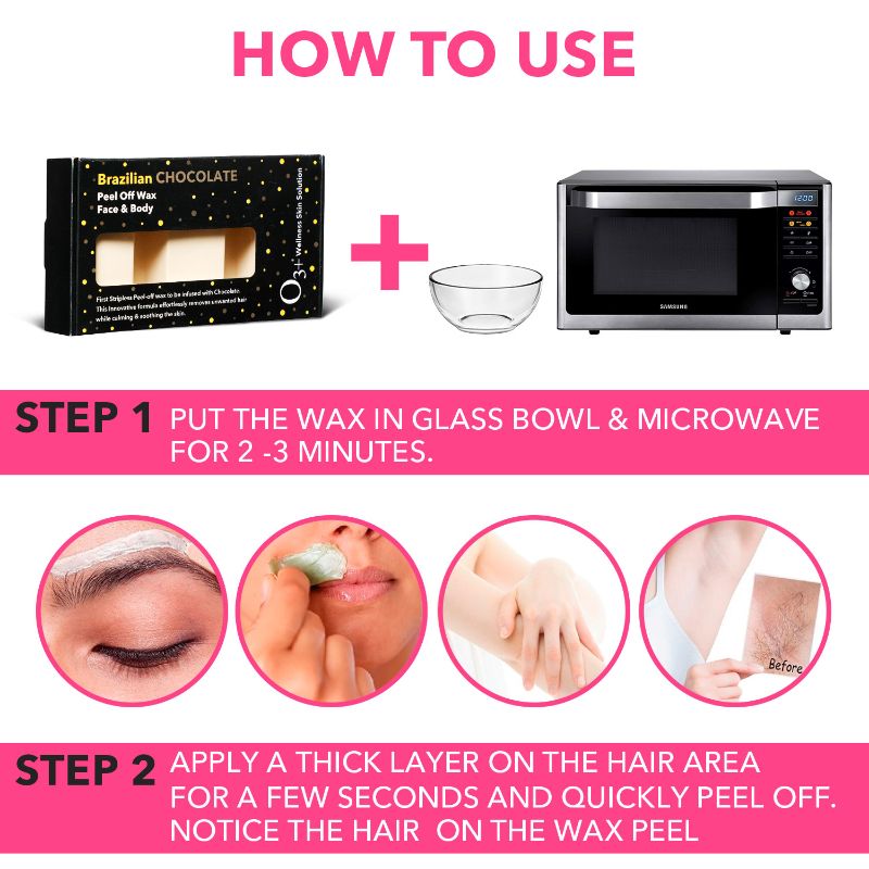 Brazilian Chocolate Face & Body Peel Off Wax