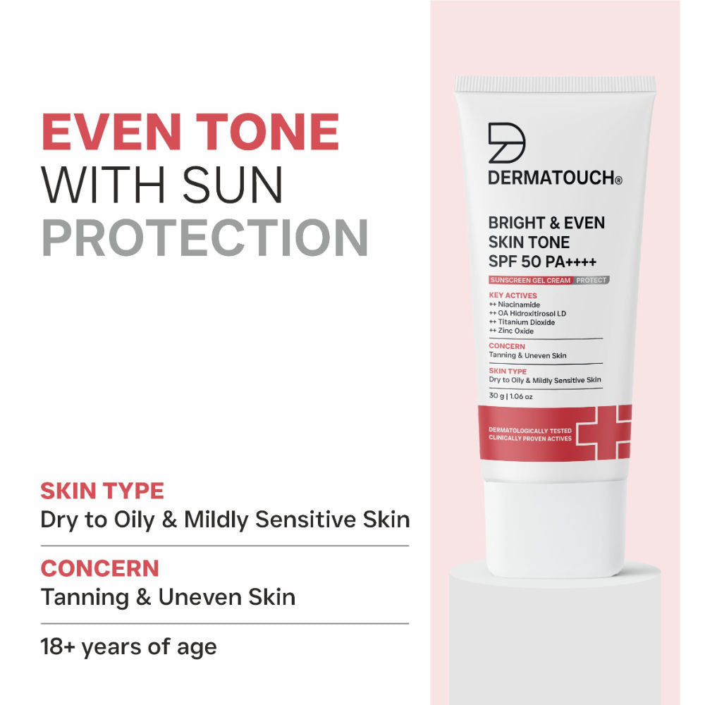Bright & Even Skin Tone SPF 50 PA++++ Sunscreen Gel Cream