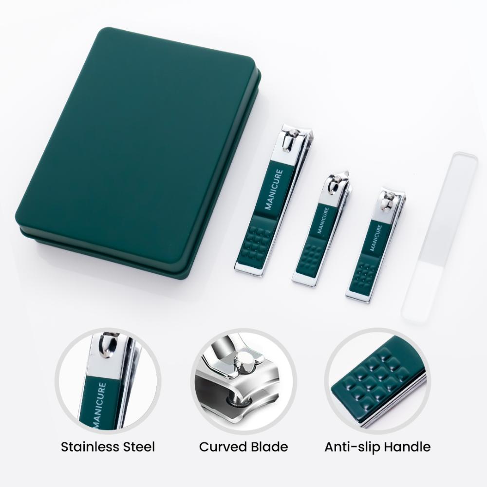 Nail Clippers With Glass File