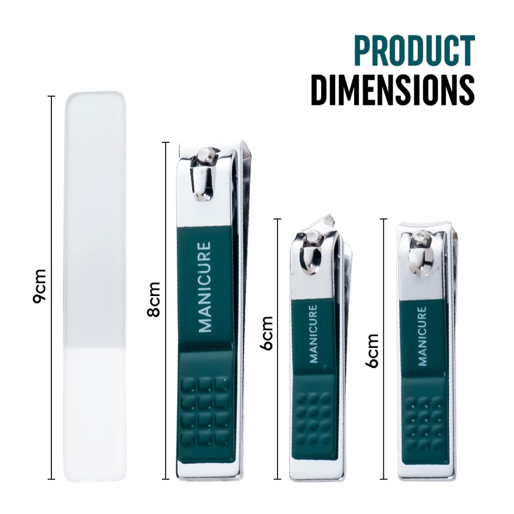 Nail Clippers With Glass File