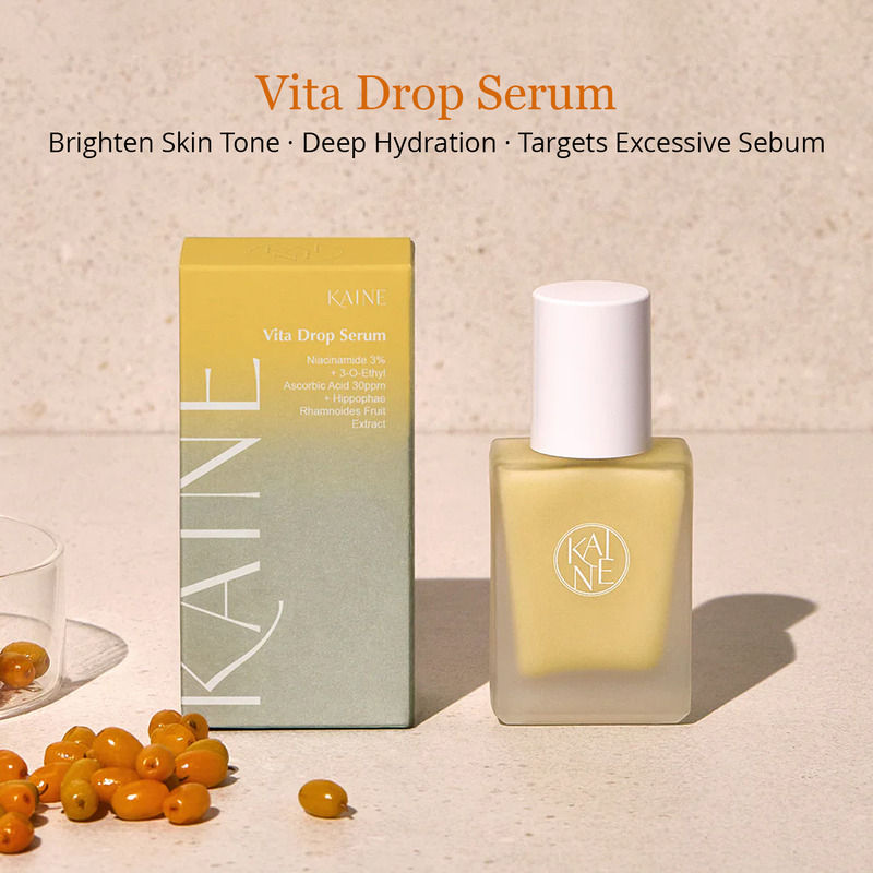 Vita Drop Serum, Brightening Korean Serum with Vitamin C & Niacinamide for Clear & Smooth Skin