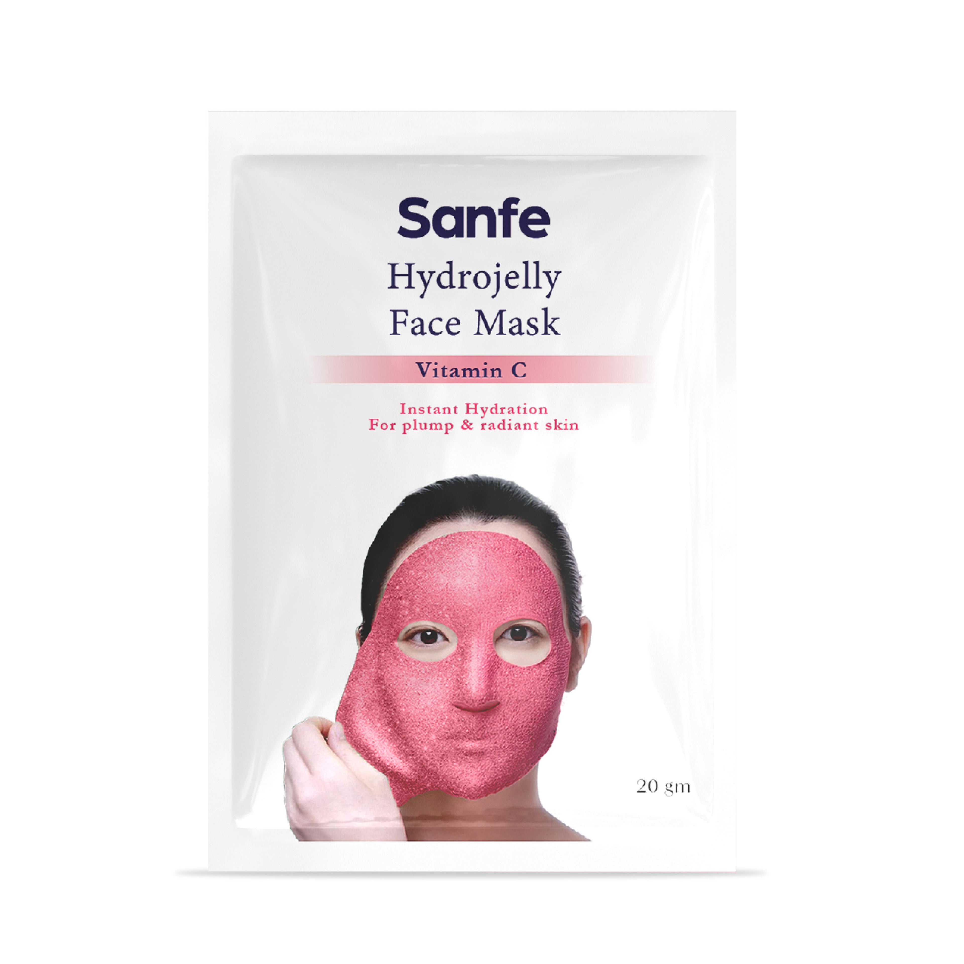Hydrojelly Alginate Face Mask, Peel-Off Hydrating Mask Instant Glow & Brightening For Women