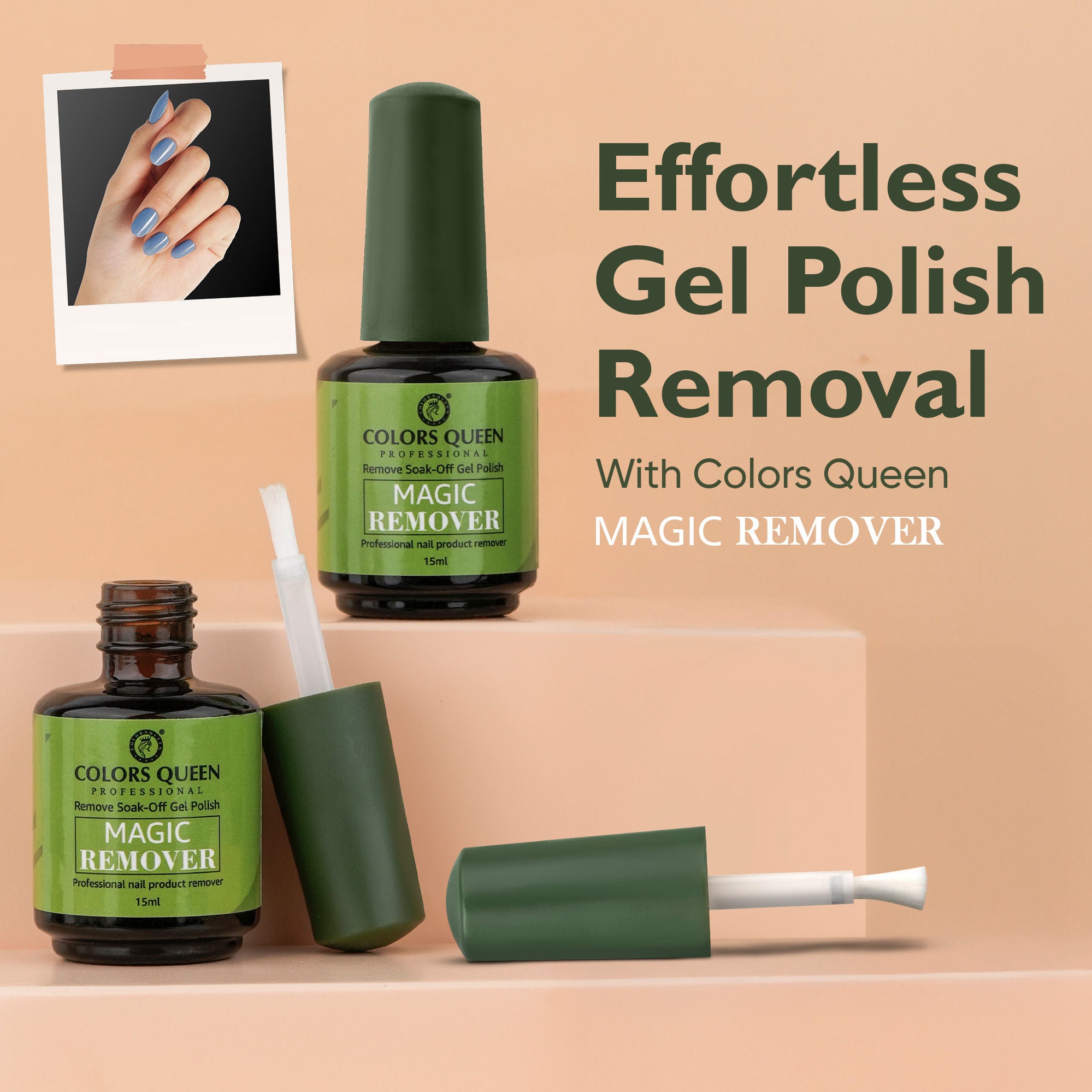 Professional Remove Soak-Off Gel Polish Magic Remover
