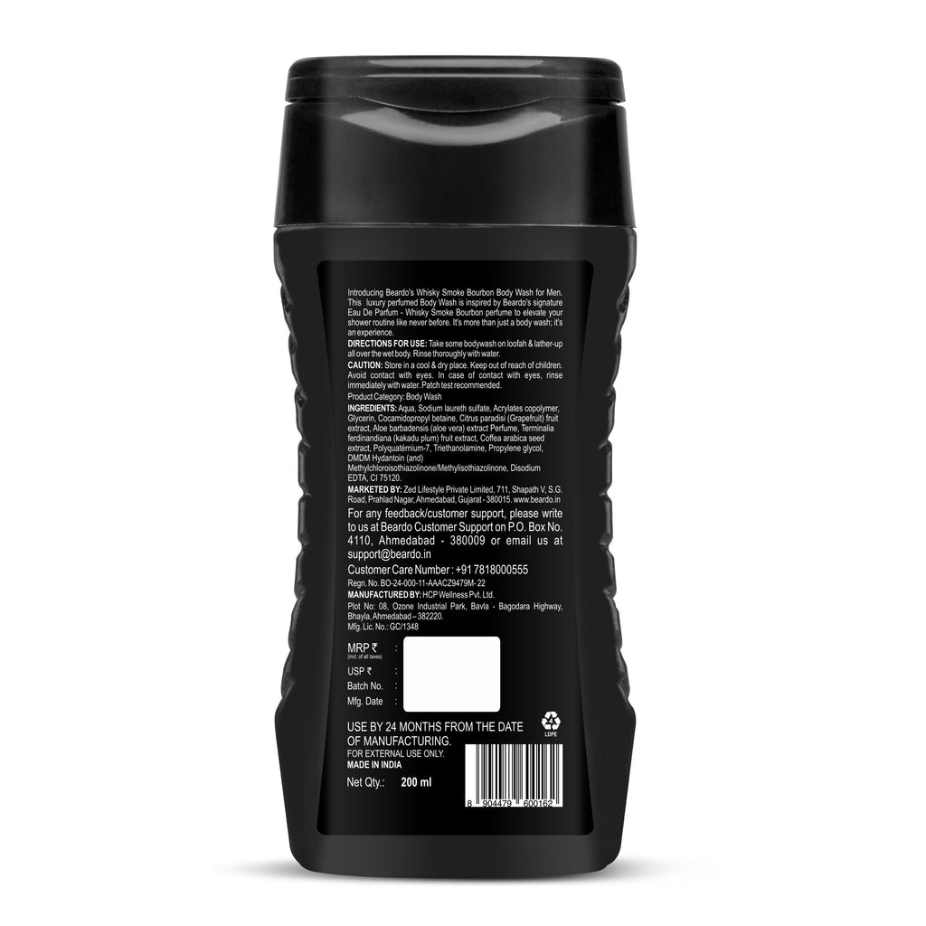 Whisky Smoke Bourbon Body Wash
