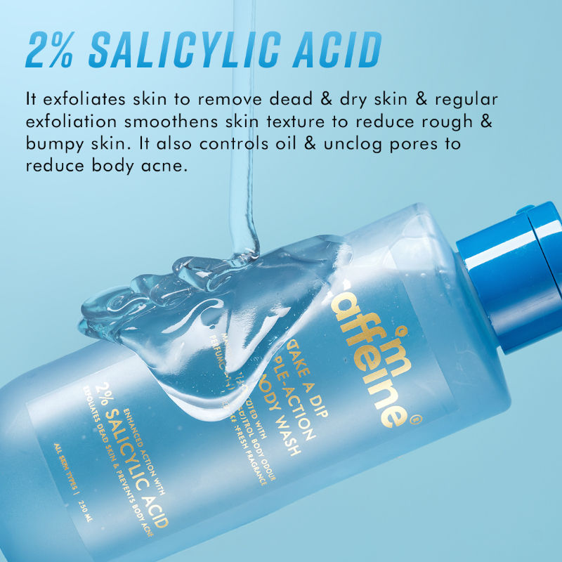 Take A Dip 3-in-1 Perfume Body Wash, Odour Control, 2% Salicylic acid, Aqua Fresh Scent