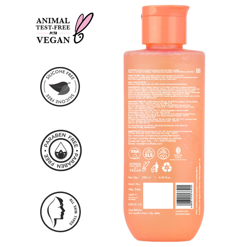 Island Fresh 3-in-1 Perfume Body Wash - Odour Control, 5% Niacinamide, Musky Scent