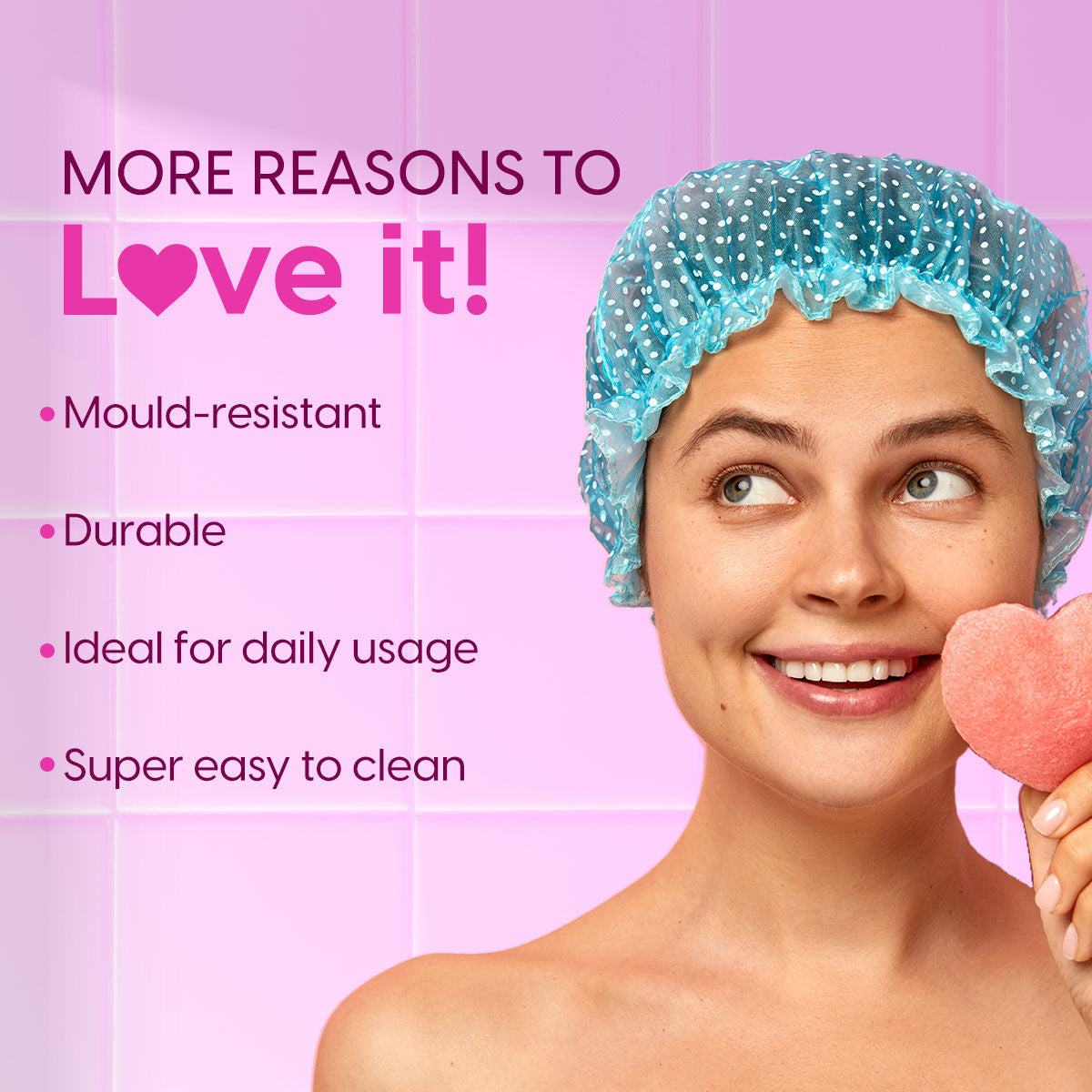 Reusable Shower Caps for Hair Colour, Hair Treatment, Home, Spa & Salon Use