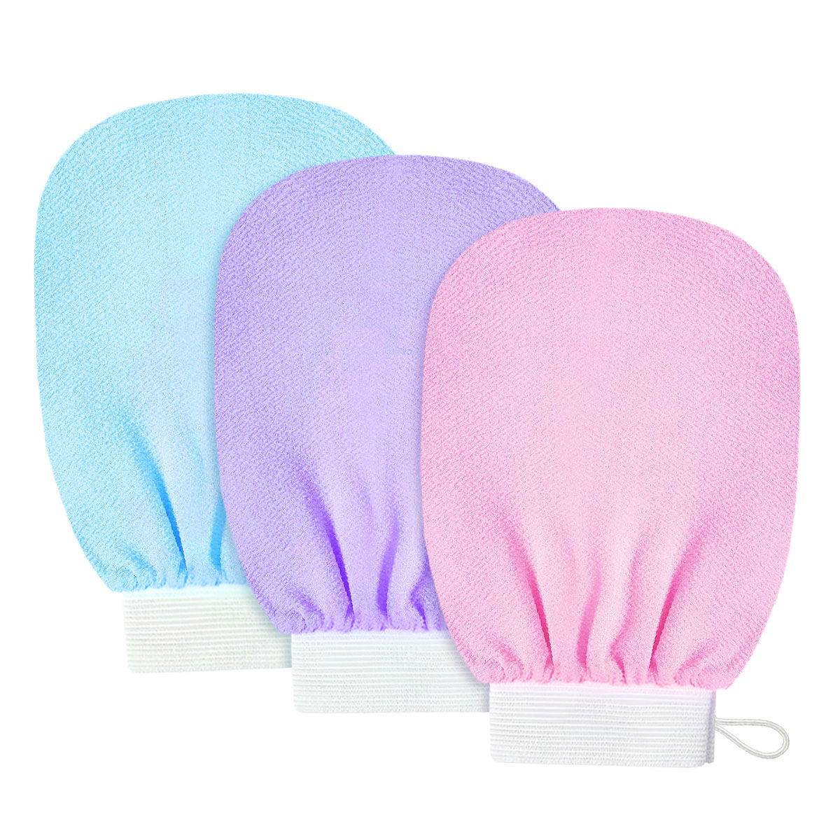 Exfoliating Bath Glove Body Scrubbing Mitten (Colour May Vary)