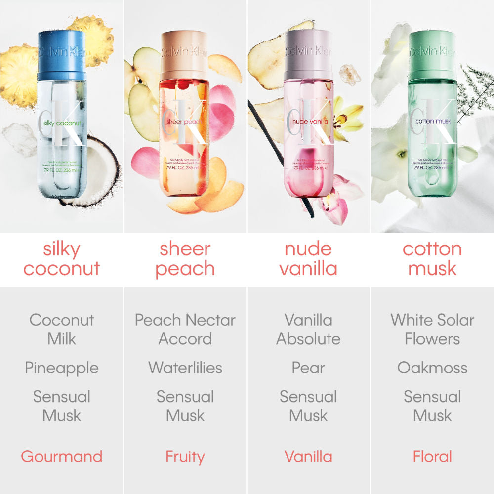 Sheer Peach Unisex Hair & Body Perfume Mist