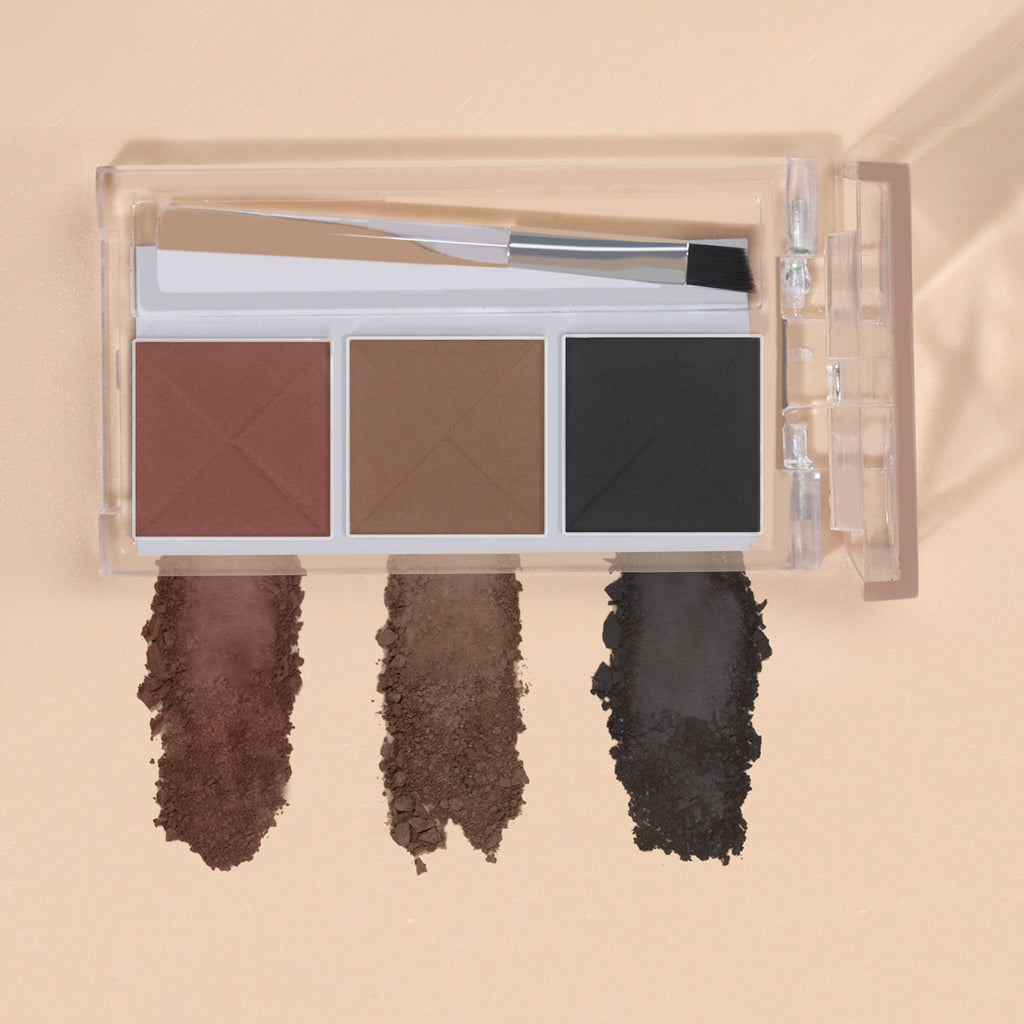 Eyebrow Definer Palette 3 colors - Fill, Sculpt & Define Natural Looking Brows