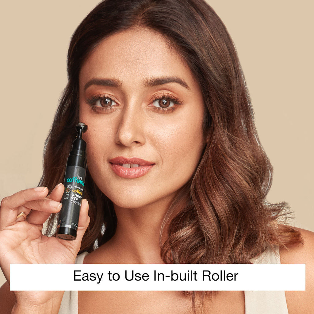 Coffee Under Eye Cream for Dark Circle & Puffiness Reduction with Hyaluronic Acid & Vit E