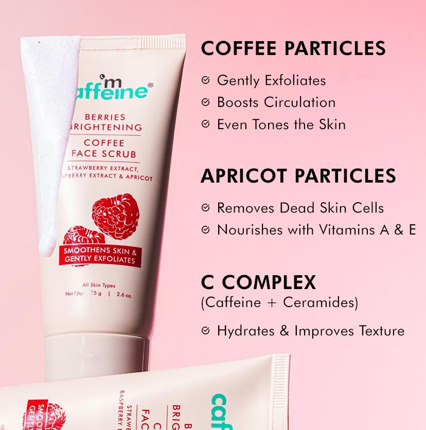 Berries Brightening Coffee Face Scrub