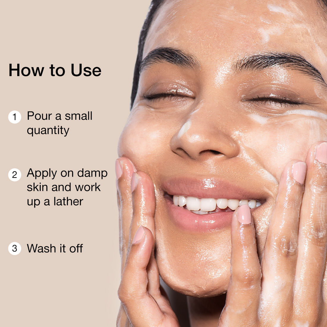 Naked & Raw Coffee Face Wash For A Fresh & Glowing Skin Hydrating Face Cleanser For Oil