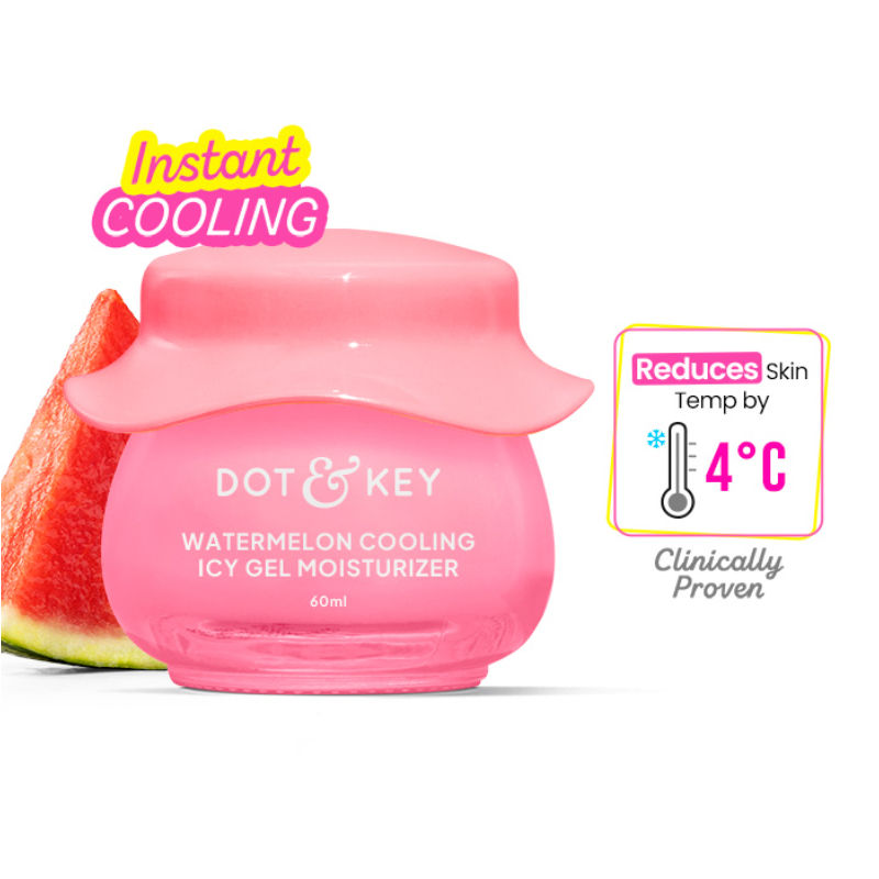 Watermelon Cooling Icy Gel Moisturizer, With Hyaluronic & Liquid Ice