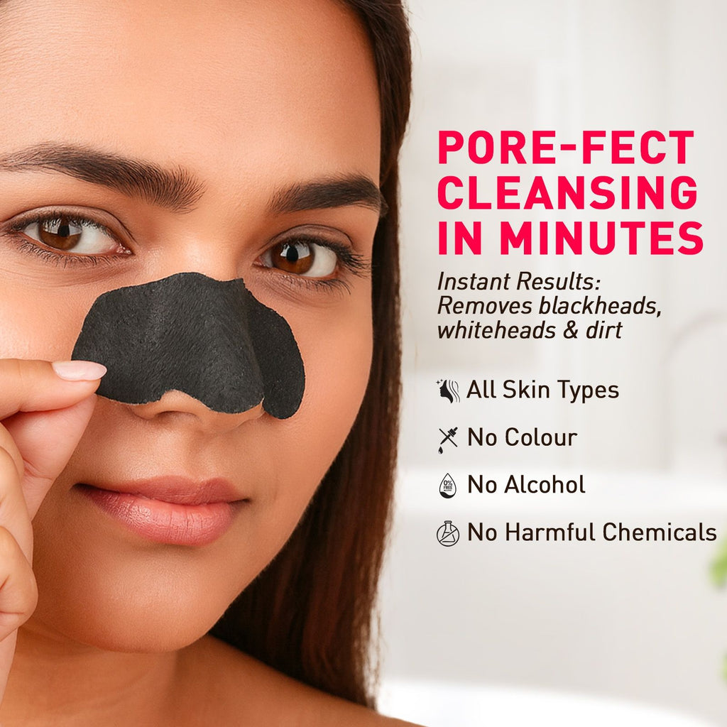 Natural Bamboo Charcoal Nose Strips For Women