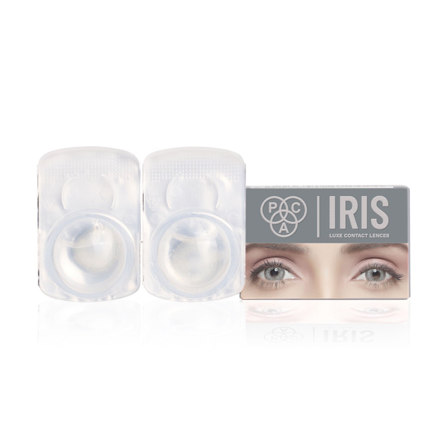 IRIS LUXE Daily Lenses Crystal - Comfortable Natural Looking Lenses, Soft Non-Irritating