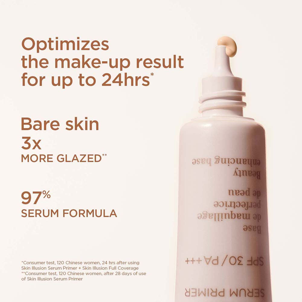 Skin Illusion Serum Face Primer SPF 30+++ - Transprent