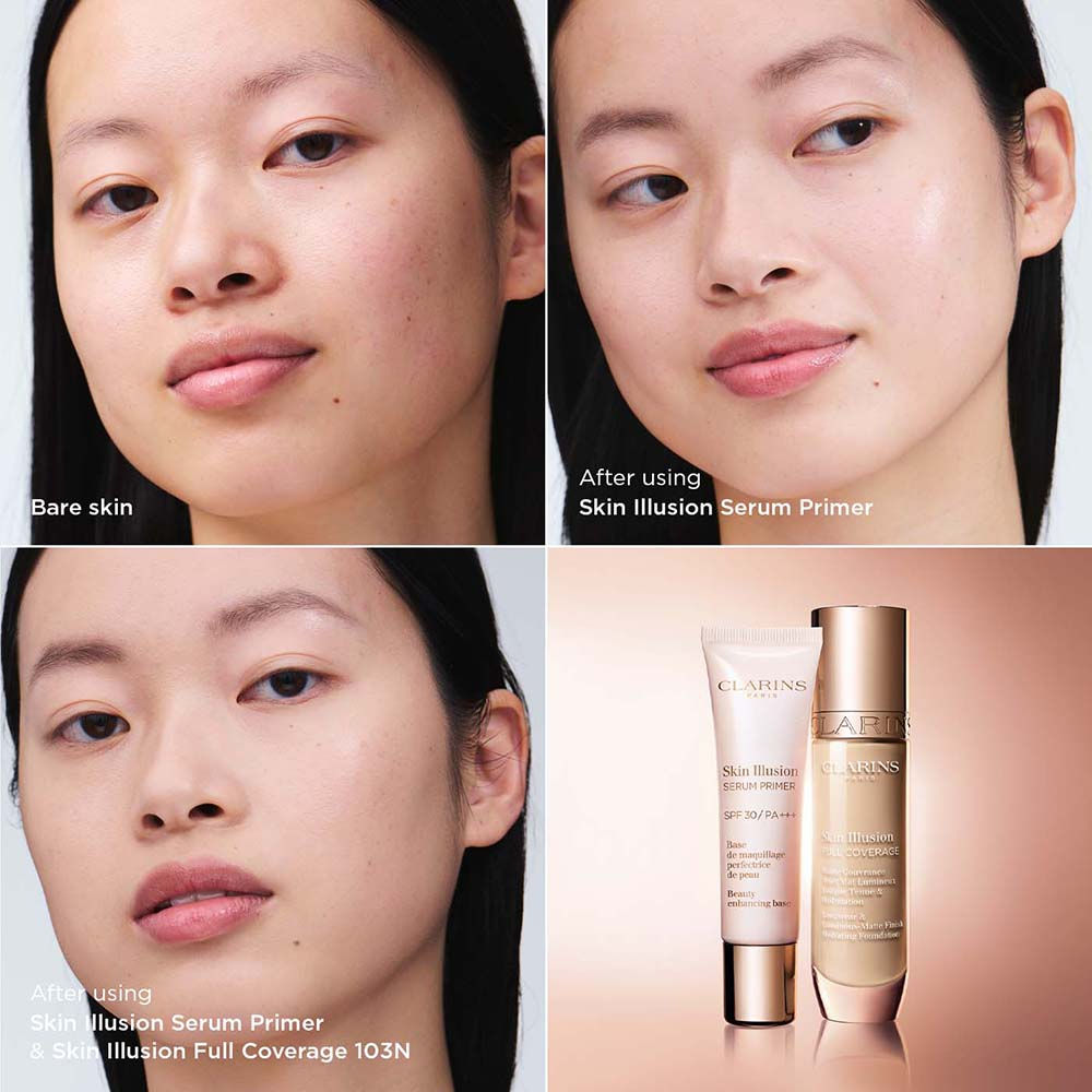 Skin Illusion Serum Face Primer SPF 30+++ - Transprent