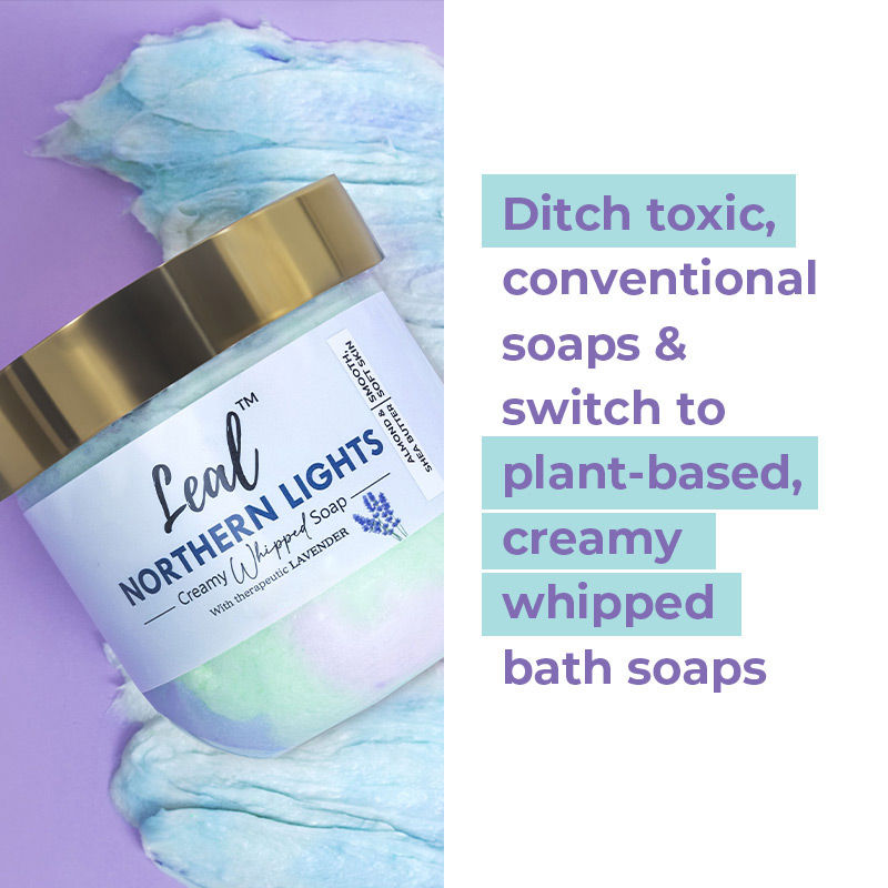 Northern Lights Shea Lavender Bath Cream Whipped Soap