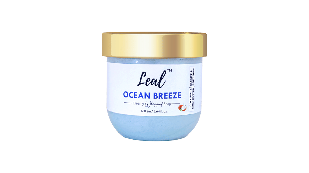 Ocean Breeze Shea Coconut Bath Cream Whipped Soap