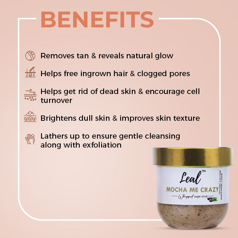 Mocha Me Crazy Coffee Whipped Face & Body Sugar Scrub