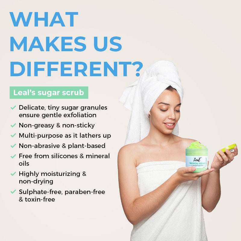 Tropical Escape Green Tea Whipped Face & Body Sugar Scrub