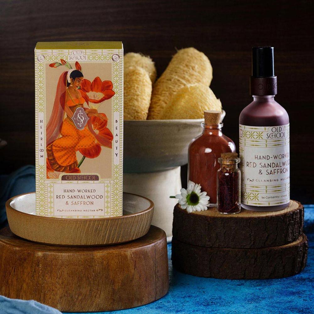 Hand-Worked Red Sandalwood And Saffron Cleansing Nectar Face Wash