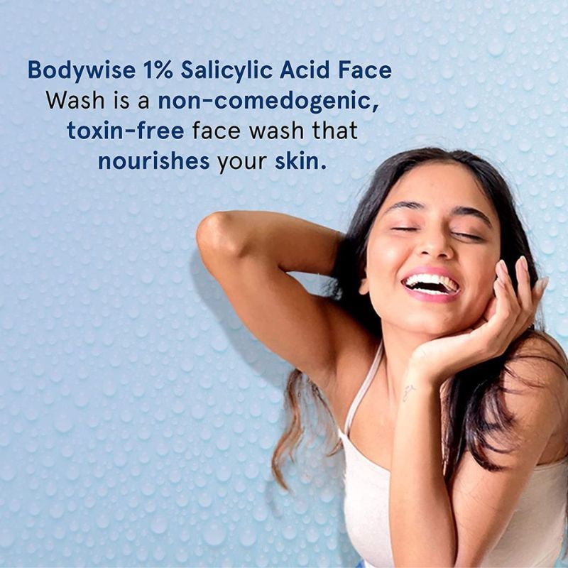 Oil Control Face Wash for Acne- 1% Salicylic Acid (Fragrance- SLS- Soap Free)