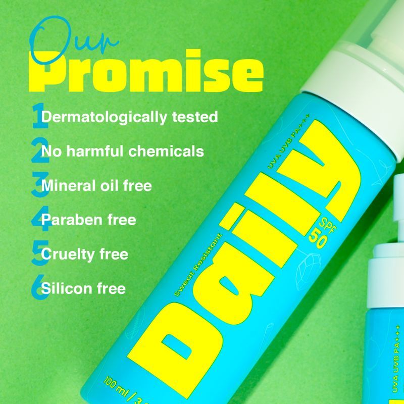 Daily Body Sunscreen Spray SPF 50 PA+++ For Dry And Oily Skin, Water Resistant