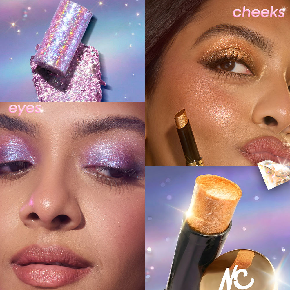Diamond Jelly Cooling Shimmer Eyeshadow Stick - Multi-Use, High Shine Glitter