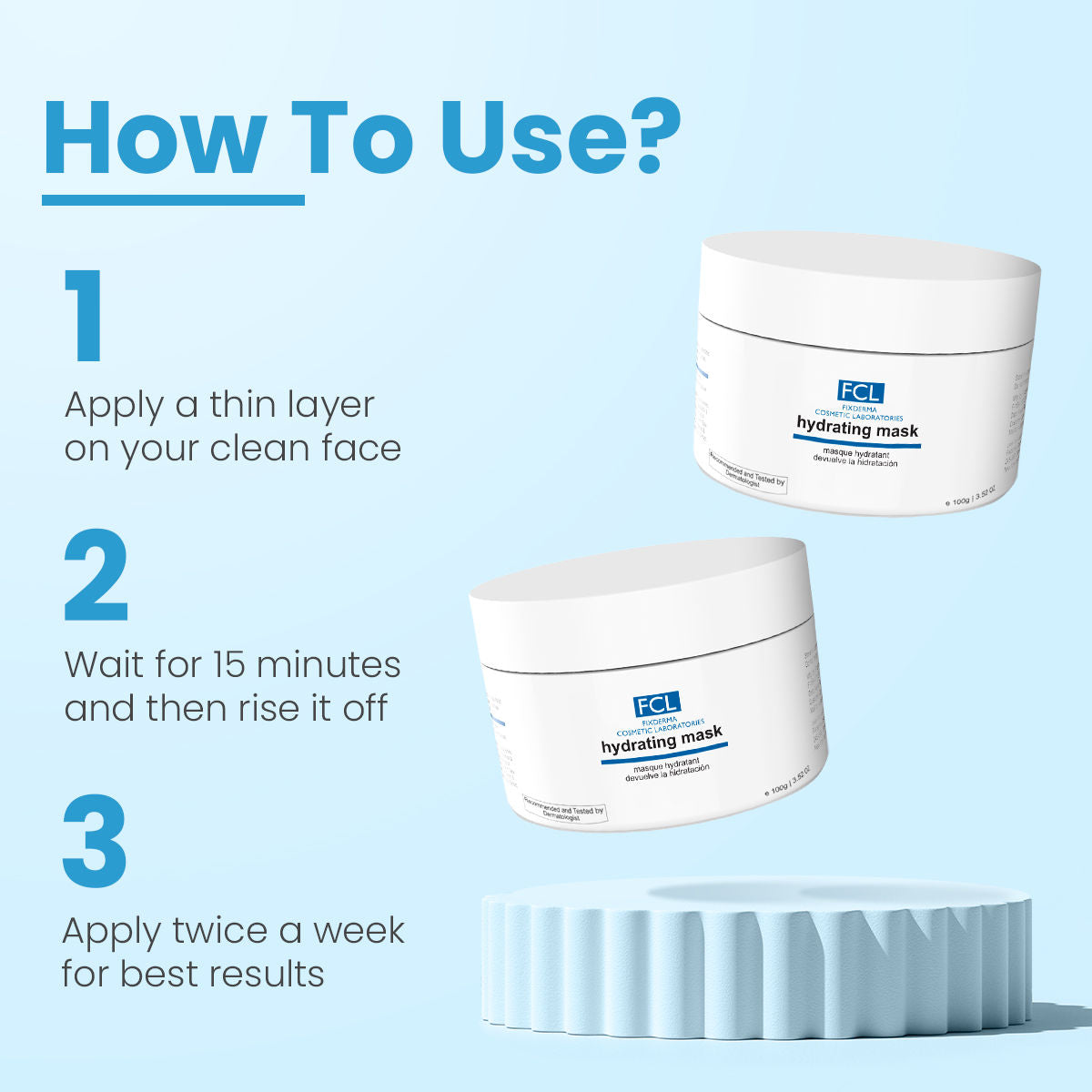 FCL Hydrating Mask For Hydration,Irritated Skin,Dry Skin,Nourishes Dehydrated Skin