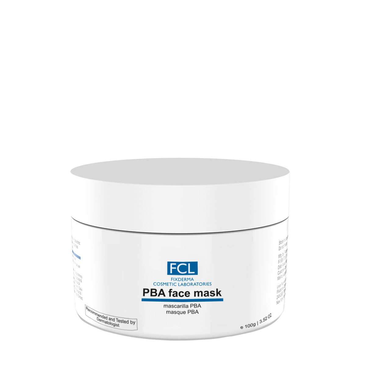 FCL PBA Brightening Face Mask Kojic Acid Face Mask With Hyaluronic Acid For Glowing Skin