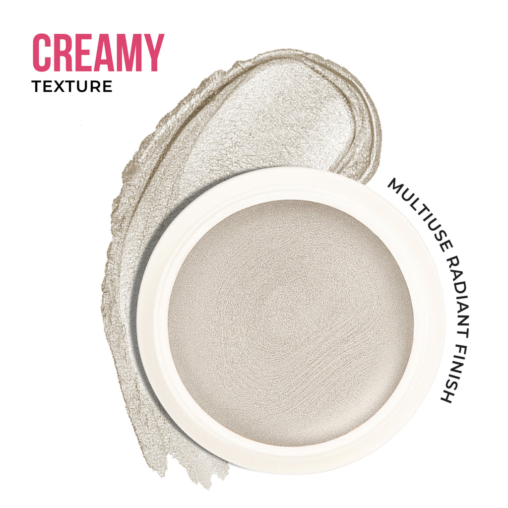 Highlighter,Cream Texture, Long Lasting Reflective Formula - Frosted Heart