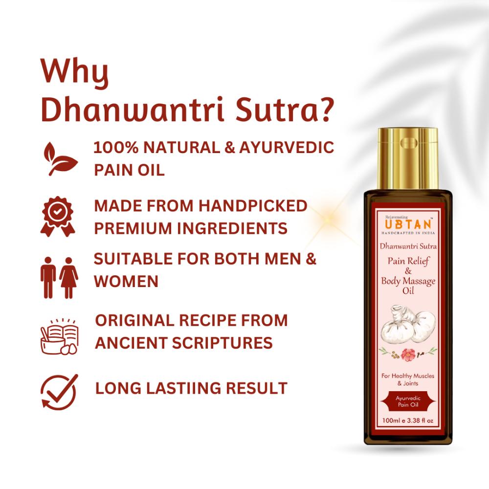 Dhanwantri Sutra Pain Relief & Massage Oil