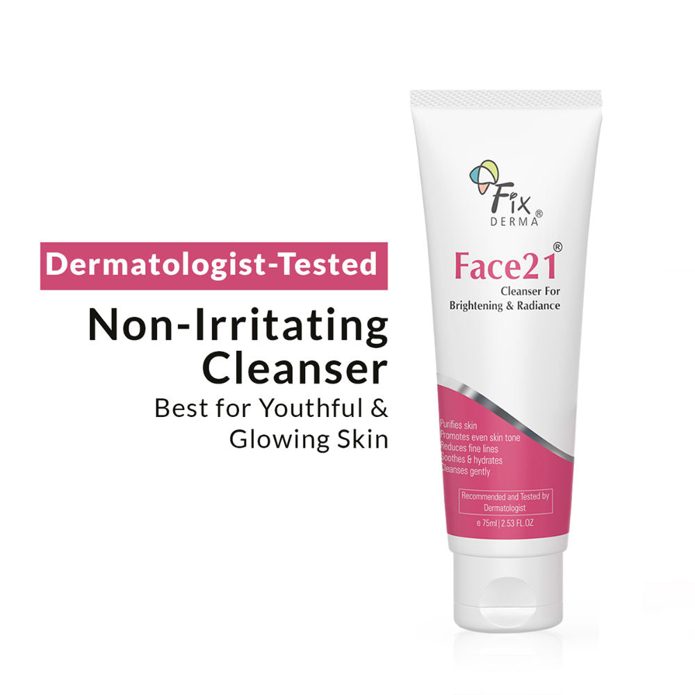 Face21 Cleanser, Skin Brightening Cleanser, Exfoliates Dead Cells, Remove Pigmentation