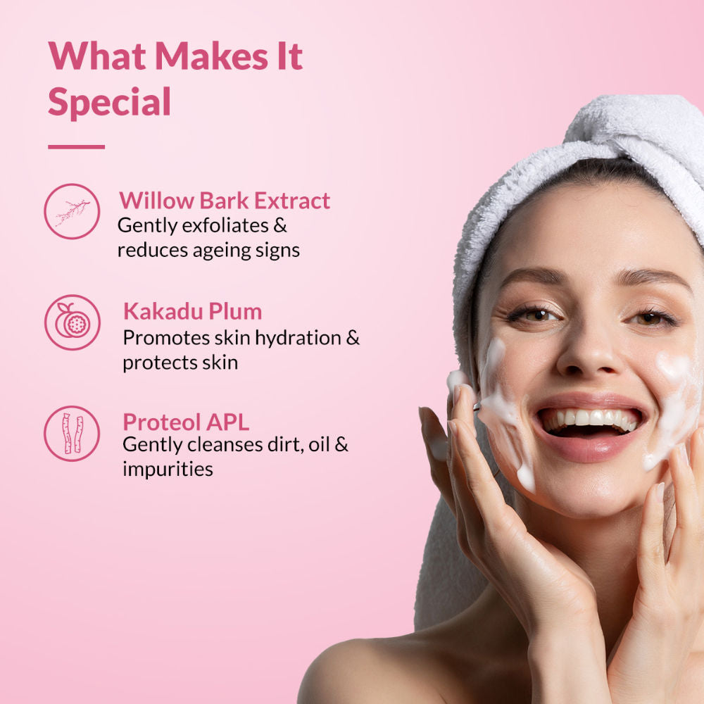 Face21 Cleanser, Skin Brightening Cleanser, Exfoliates Dead Cells, Remove Pigmentation