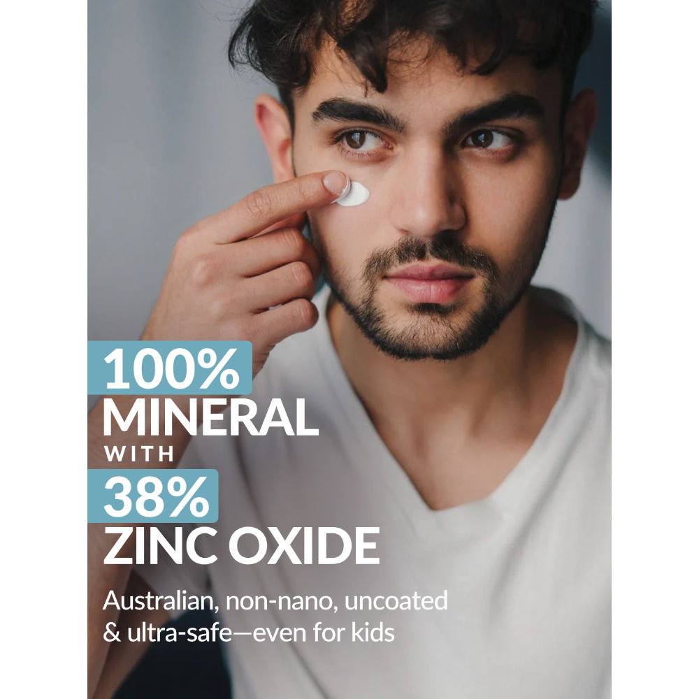 Mineral Sunscreen SPF 50 PA+++, Blue Light & IR Protection, Water Resistant