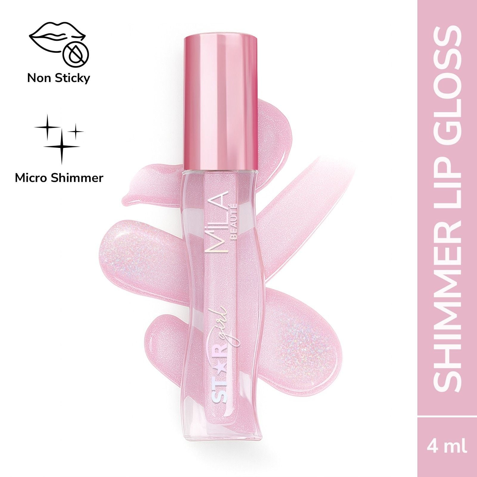 Star Girl Lip Gloss With Peptides Collagen & Micro Shimmers