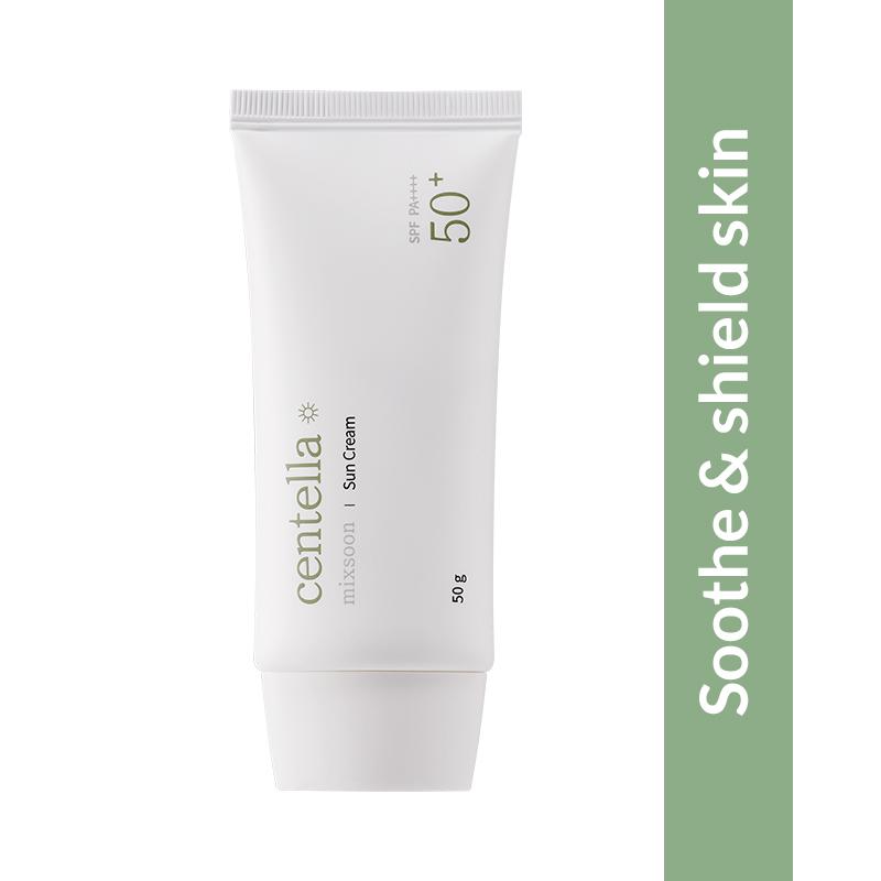 Centella Sun Cream, Calms Redness, Protects & Soothes Sensitive Skin